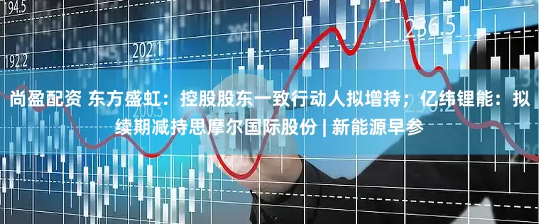 尚盈配资 东方盛虹：控股股东一致行动人拟增持；亿纬锂能：拟续期减持思摩尔国际股份 | 新能源早参