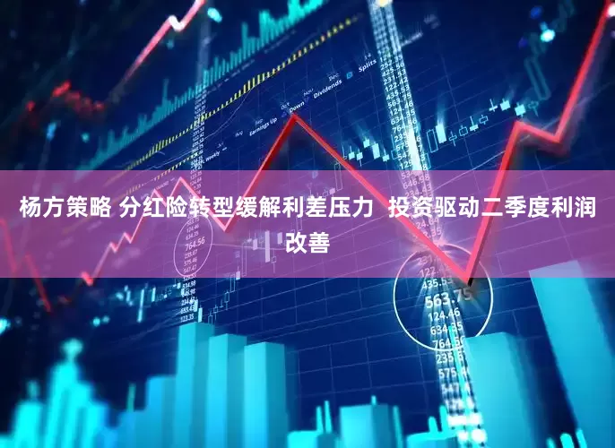 杨方策略 分红险转型缓解利差压力  投资驱动二季度利润改善